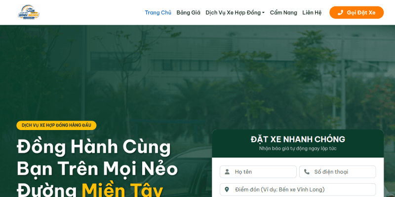 Taxi Bình Minh Giá Rẻ