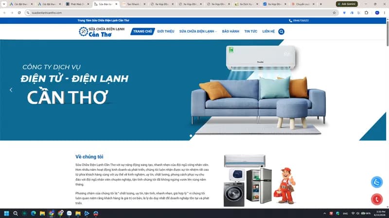 Sửa Điện Lạnh Cần Thơ