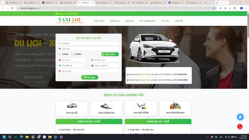 Taxi Đức Trọng Giá Rẻ