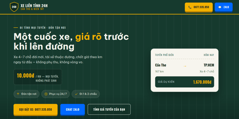 Thuê Xe Cần Thơ 365